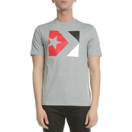 Футболка Converse Star Chevron Tri Color Tee Grey 10005884 035
