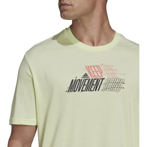 Мужская футболка Adidas Keep G Tee зелёная HA4067