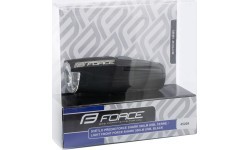 Передний фонарь FORCE Shark 500 USB (чёрный)