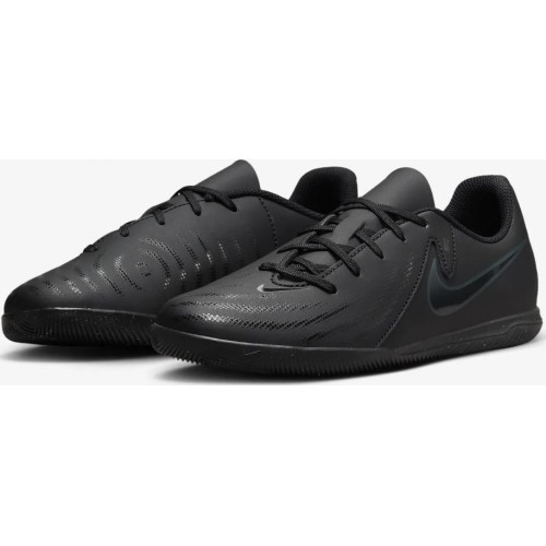 Футбольные бутсы подростковые Nike Jr Phantom GX 2 Club IC чёрные FJ2606 002