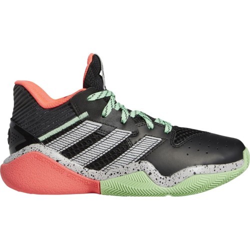 Adidas Harden Stepback J Junior Shoes Black Pink Green FW8545