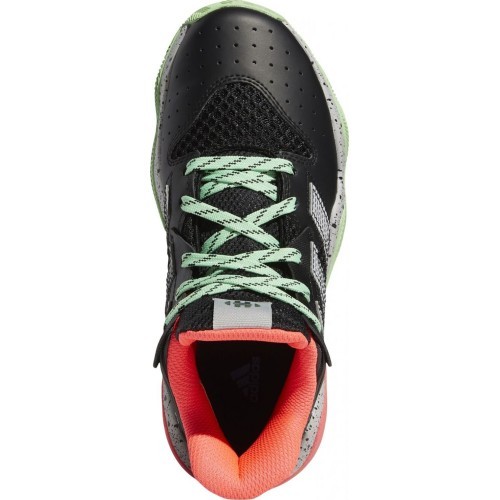 Adidas подростковые кроссовки Harden Stepback J Black Pink Green FW8545