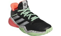 Adidas Harden Stepback J Junior Shoes Black Pink Green FW8545