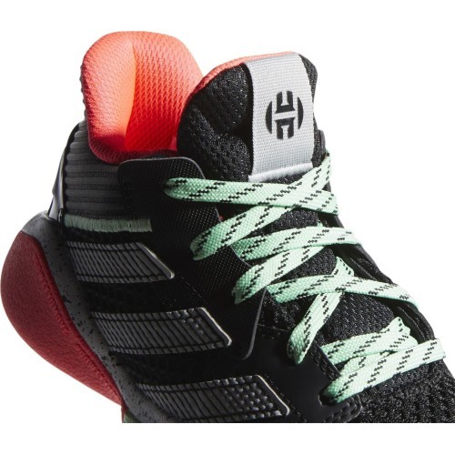 Adidas подростковые кроссовки Harden Stepback J Black Pink Green FW8545