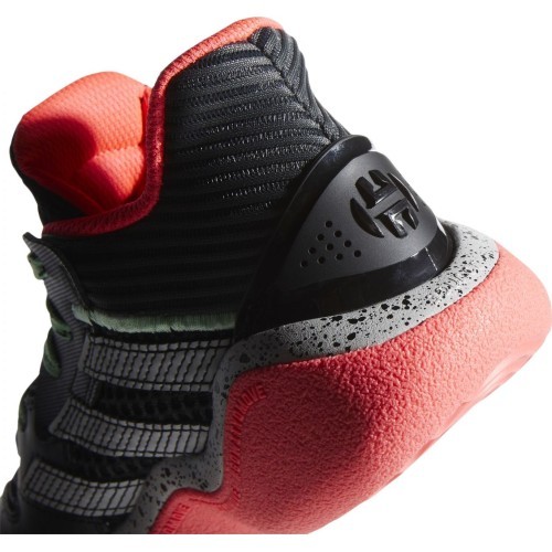 Adidas Harden Stepback J Junior Shoes Black Pink Green FW8545