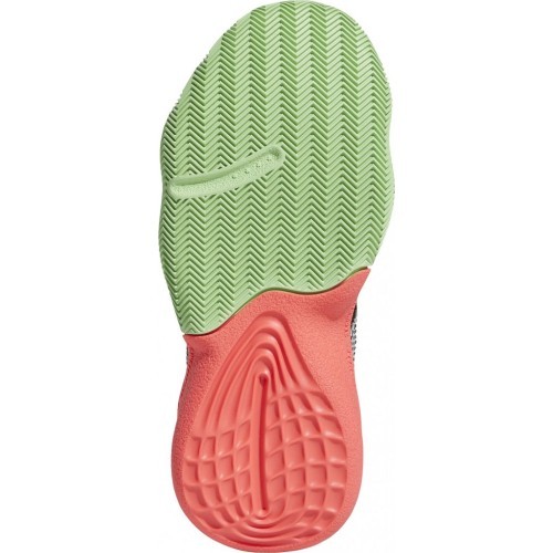 Adidas подростковые кроссовки Harden Stepback J Black Pink Green FW8545