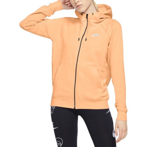 Nike Women's Sweatshirt W NSW Essntl Hoodie FZ Flc Orange BV4122 734