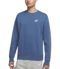 Мужская толстовка Nike NSW Club Crew FT, синяя BV2666 407
