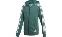 Adidas Džemperis Paaugliams Yb 3S Fz Hoodie Green DJ1745