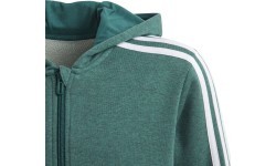 Adidas Džemperis Paaugliams Yb 3S Fz Hoodie Green DJ1745