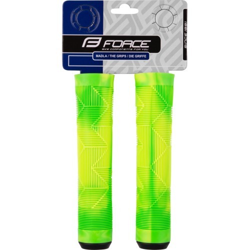 Vairo rankenos Force BMX 145 mm (žalia/geltona)