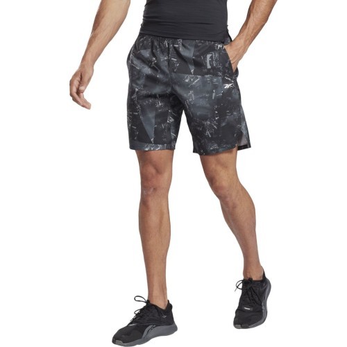 Шорты мужские Reebok TS Epic Ltwt AOP Grey GJ6385