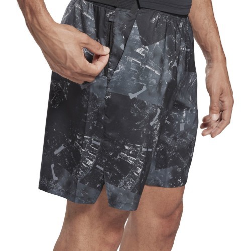 Reebok Šortai Vyrams Ts Epic Ltwt Aop Grey GJ6385