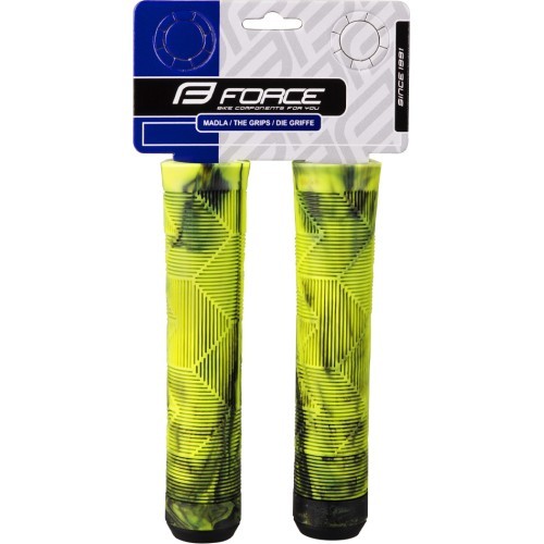 Vairo rankenos Force BMX 145 mm (juoda/fluorescencinė)