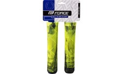 Handlebar grips Force BMX 145 mm (black/fluorescent)