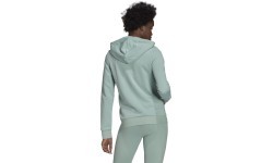 Adidas Džemperis Moterims W Lin Ft Fz Hd Green GL0795