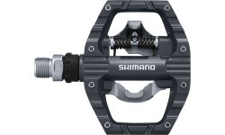 Педали Shimano EH500, двусторонние, с шипами SH56, чёрные