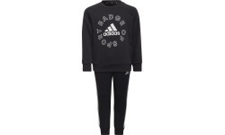 Adidas Sportinis Kostiumas Vaikams Lk Logo Jog Set Black H65797