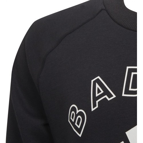 Детский спортивный костюм Adidas LK Logo Jog Set черный H65797