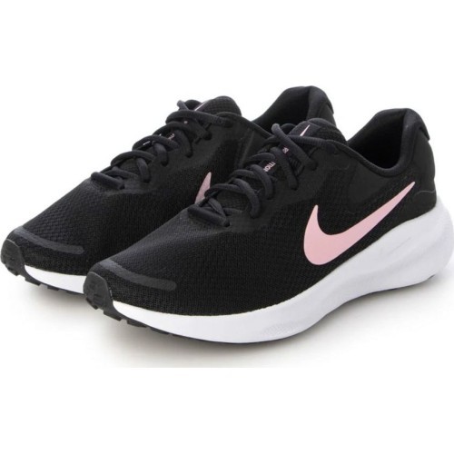 Nike Revolution 7 Women's Shoes Black White Pink FB2208 004