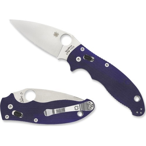 Sudedamas peilis Spyderco C101GPDBL2 Manix 2, tamsiai mėlynas