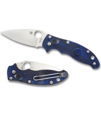 Sulankstomas peilis Spyderco C101PBL2 Manix 2, permatomai mėlynas