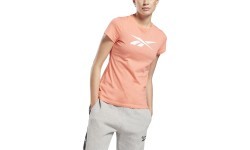 Reebok Palaidinė Moterims Te Graphic Vector T Peach GI6640