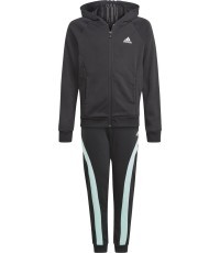 Спортивный костюм для девочек Adidas G Hooded чёрный GN5509