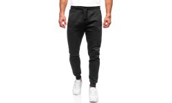 J.Style Men's Trousers Black 68XW02-3