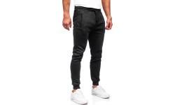 J.Style Men's Trousers Black 68XW02-3