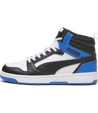 Puma Rebound V6 Men's Shoes White Blue Black 392326 10