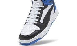 Puma Rebound V6 Men's Shoes White Blue Black 392326 10