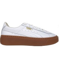 Puma Basket Platform Core White Shoes
