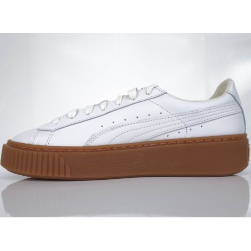 Обувь Puma Basket Platform Core White