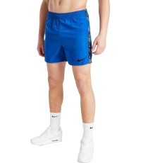 Плавательные шорты Nike для подростков Nk B Logo Tape 4'' Volley Short синие NESSD794 494