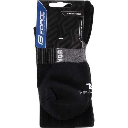 Kojinės trumpos FORCE NORTH, (juodos) 42-47 (L-XL)