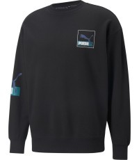 Puma Brand Love Crew Tr Men's Sweatshirt Black 535630 01