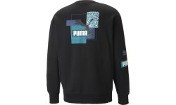 Мужской свитшот Puma Brand Love Crew Tr, чёрный 535630 01
