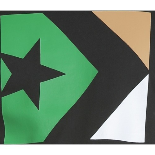 Футболка Converse Star Chevron Tri Color Black 10005884 001