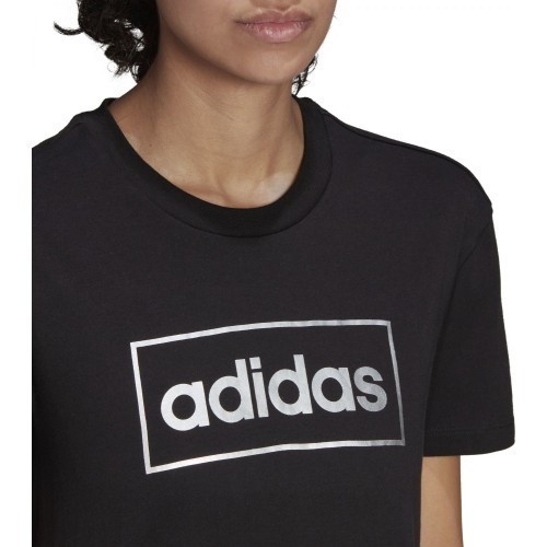 Adidas Women's T-Shirt W Fl Bx G Tee Black HC2153