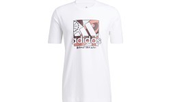 Adidas Marškinėliai Vyrams Univ Bos White HC6911