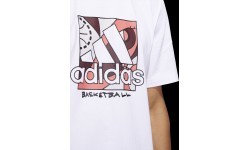 Adidas Marškinėliai Vyrams Univ Bos White HC6911