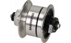 Stebulė su integruota dinama Shimano DH-3D72 // 6V - 3W // 32H, diskiniams CL, greitveržlė