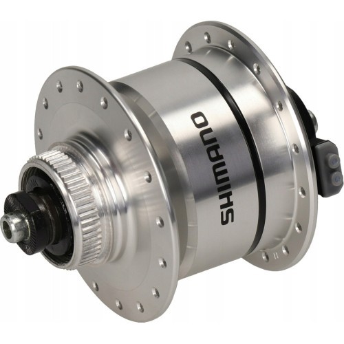 Передняя втулка со встроенной динамо-машиной Shimano DH-3D72, 6В 3Вт, 32H, дисковая CL, эксцентрик