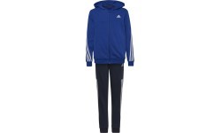 Adidas B Cotton Ts Sports Suit for Teens, Black Blue HP1437