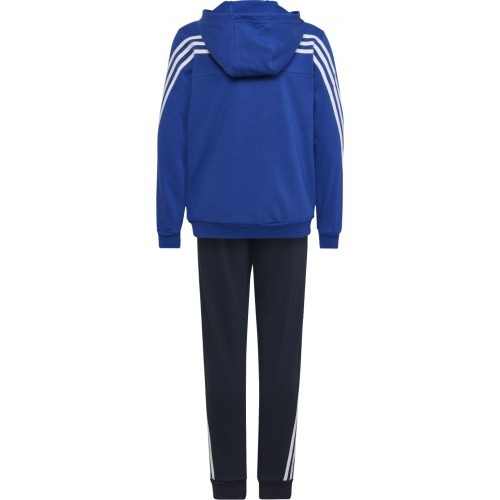 Adidas B Cotton Ts Sports Suit for Teens, Black Blue HP1437