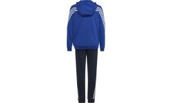 Adidas B Cotton Ts Sports Suit for Teens, Black Blue HP1437