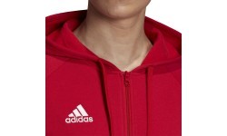 Adidas Core 18 FZ Hoody Men's Sweatshirt Red FT8071