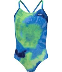 Купальник для девочек Nike Nk G Tie Dye Crossback Blue NESSE763 338