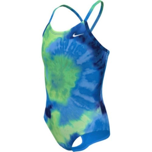 Nike Maudymosi Kostiumėlis Mergaitėms Nk G Tie Dye Crossback Blue Colored NESSE763 338